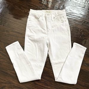 Madewell High Waisted Skinny Jeans